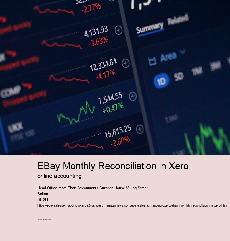 eBay Monthly Reconciliation in Xero