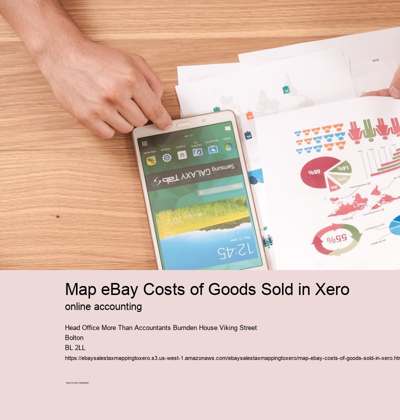 Map eBay Costs of Goods Sold in Xero